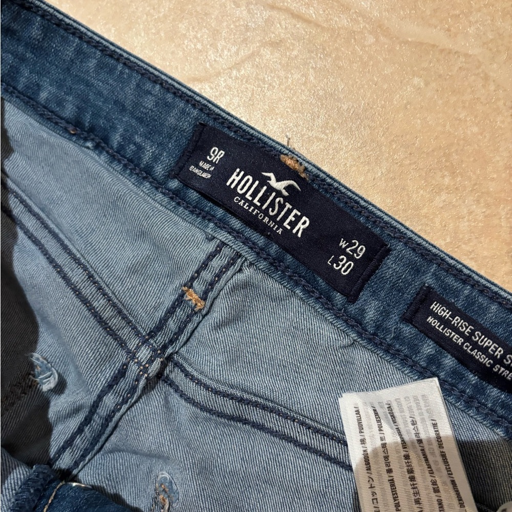 5/$25 Hollister Distressed Jeans - Picture 4 of 8